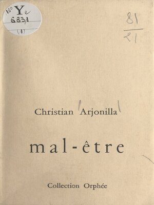 cover image of Mal-être